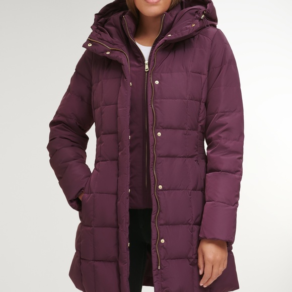 Cole Haan Jackets & Blazers - NWT Cole Haan Signature Hooded Taffeta Down Coat